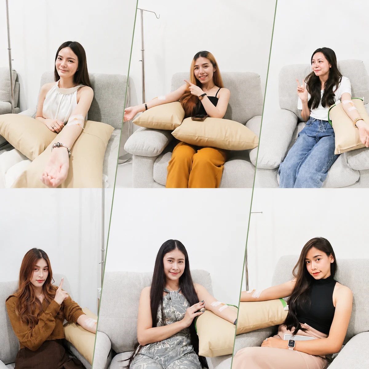 ภาพรวมรีวิวผู้เข้ารับบริการโปรแกรมวิตามินผิวที่ THE VIVE CLINIC